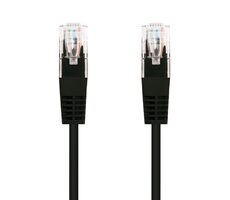 C-tech patchcord Cat5e UTP 3 m čierna