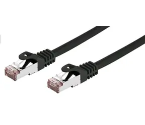 C-tech patchcord Cat6 FTP 0.25 m čierna