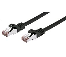 C-tech patchcord Cat6 FTP 2 m čierna