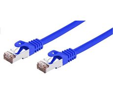 C-tech patchcord Cat6 FTP 1 m modrá