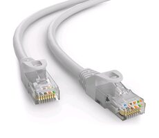 C-tech patchcord Cat6 UTP 2 m sivá