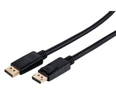 C-tech DisplayPort 1.2 kábel samec - samec 2 m čierna / 4K@60Hz