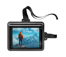 FIXED Vodeodolné puzdro na tablet Dry Tab cez rameno s certifikáciou IPX8 čierne