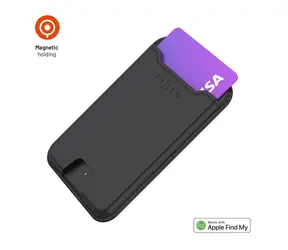 FIXED MagSafe Peňaženka s Lokátorom a podporou Find My MagWallet bezdrôtové nabíjanie čierna