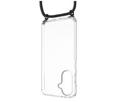 FIXED Púzdro Pure Neck s odnímateľnou čiernou šnúrkou na krk pre Samsung Galaxy A36 5G/A56 5G