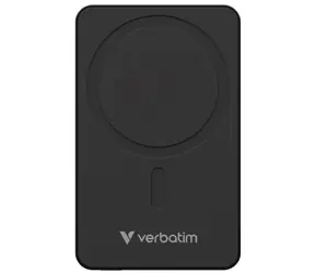 Verbatim Charge 'n' Go Essentials Magnetická bezdrôtová powerbanka 10000mAh čierna / USB-C / MagSafe / 15-20W