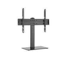 Brateck LDT03-23L čierna / Univerzálny stolný stojan pre TV 37"-70" / otočný / nosnosť 45kg