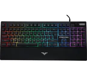 PREYON Long Claw Alpha čierna / Herná klávesnica / Drôtová / US layout / RGB