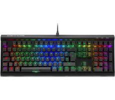 Sharkoon SKILLER SGK60 čierna / herná klávesnica / mechanická / drôtová / RGB / Kailh Box Red spínač / ES