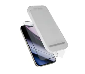 Epico ImpactCeramic Glass 3D Ochranné sklo pre iPhone 16 Pro Max / Ultra široké krytie s aplikátorom proti prachu