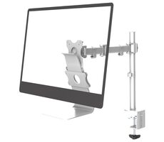 Neomounts FPMA-VESAMAC2127 Strieborná / držiak na hranu stola / veľkosť 21.5 "-27" / nosnosť 15 kg 