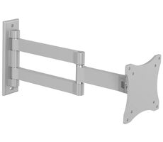 Neomounts FPMA-W830 strieborná / držiak monitora na stenu / veľkosť 10-27" / VESA 75x75 - 100x100 / nosnosť 12 kg