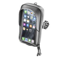 Interphone Univerzálne vodeodolné púzdro na mobilné telefóny Master Pre úchyt na riadidlá max. 6.7" čierne