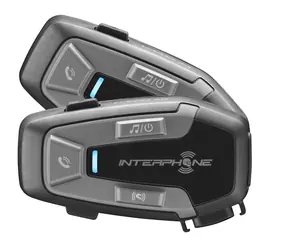 Interphone Bluetooth headset pre uzavreté a otvorené prilby U-COM6R Twin Pack