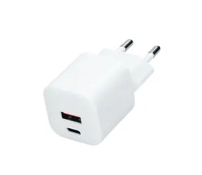 Solight DC77 / rýchlonabíjačka / USB-C + USB-A / 20W / PD fast charger