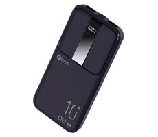 C-tech BATCT1341 22.5W 10000 mAh čierna / Power Bank / USB-A / USB-C / 5V & 9V & 12V