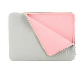 Mobilis Skin Sleeve púzdro pre notebook 14-16" - šedá & ružová