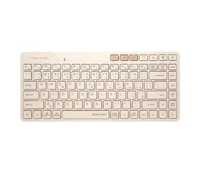 A4Tech FStyler FBK26C AS béžová / Bezdrôtová klávesnica / CZ layout / Bluetooth / 2.4GHz USB-A Nano prijímač 