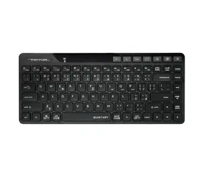 A4Tech FStyler FBK26C AS čierna / Bezdrôtová klávesnica / CZ layout / Bluetooth / 2.4GHz USB-A Nano prijímač 