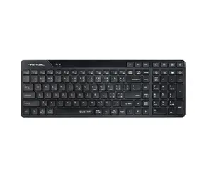 A4Tech FStyler FBK27C AS čierna / Bezdrôtová klávesnica / CZ layout / Bluetooth / 2.4GHz USB-A Nano prijímač 