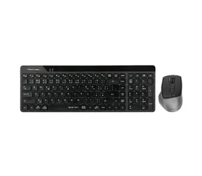 A4Tech FG2400 Air2 čierna / set bezdrôtová klávesnica + myši / CZ layout / USB nano prijímač 2.4GHz