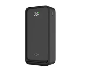 FIXED Powerbanka Zen2 20 s LCD displejom a výstupom PD 20W čierna / 30 000 mAh