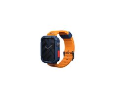 SKINARMA SHOKKU silikónový remienok pre Apple Watch 45/44/42 mm oranžová