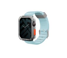 SKINARMA SHOKKU silikónový remienok pre Apple Watch 45/44/42 mm svetlo modrá