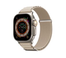 SKINARMA KOBU remienok pre Apple Watch Ultra 49 mm & Apple Watch 45/44/42 mm béžová