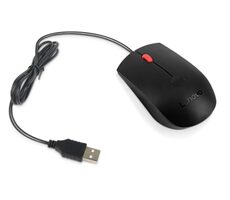 Lenovo Fingerprint Biometric USB Mouse Gen 2 čierna / Drôtová myš / 1600 DPI / USB-A