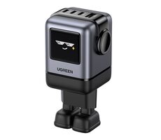 Ugreen 45515B Nexode RG nabíjačka sivá / 3x USB-C / 1x USB-A / 100W GaN