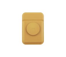 UNIQ FLIXA magnetická peňaženka a stojan s úchytom na mobilný telefón žltá