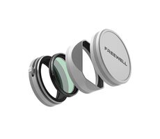 Freewell Hybridný CPL 1/4 Glow Mist filter pre Fujifilm X100 strieborná