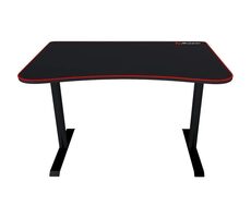 Arozzi ARENA FRATELLO / Henie stôl / čierny s červeným okrajom / D: 114cm / Š: 78cm / V: 72,5cm