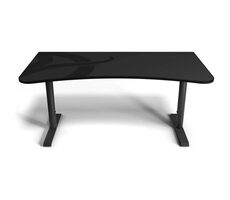 Arozzi ARENA Gaming Desk Gunmetal Dark Grey / Herný stôl / D: 160cm / Š: 82cm / V: 71cm-81cm