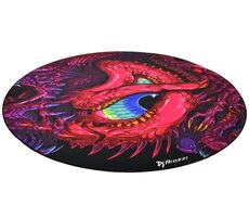 Arozzi Zona Floorpad Crawling Chaos / ochranná podložka na podlahu / guľatá 121 cm priemer / dračí design