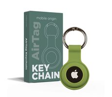 Mobile Origin AirTag KeyChain zelená / Kľúčenka