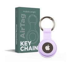 Mobile Origin AirTag KeyChain fialová / Kľúčenka
