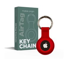 Mobile Origin AirTag KeyChain červená / Kľúčenka