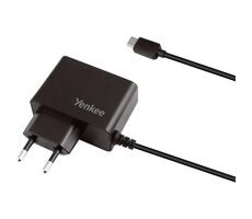 YENKEE YAC 2027BK čierna / Nabíjačka / USB-C / 2A / 10W / 1.3m