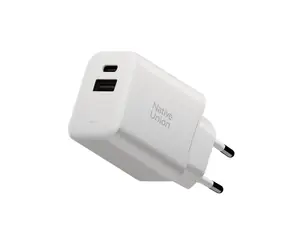 Native Union Fast GaN Changer rýchlonabíjačka biela / 1x USB-C / 1x USB-A / 45W