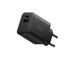 Native Union Fast GaN Charger rýchlonabíjačka čierna / 1x USB-C / 1x USB-A / 45W