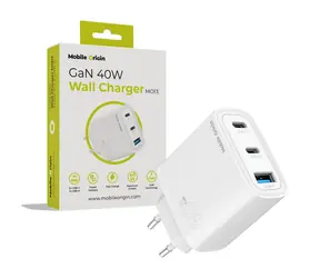 Mobile Origin GaN 40W Wall Charger MO13 / Nabíjačka / 1x USB-A + 2x USB-C