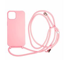 Mobile Origin Lanyard Case zadný kryt pre Apple iPhone 14 ružová