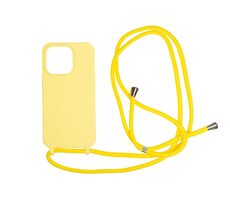 Mobile Origin Lanyard Case zadný kryt pre Apple iPhone 14 Pro žltá