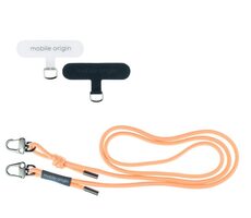 Mobile Origin Lanyard rope 6 mm šnúrka broskyňová / 82 - 163cm