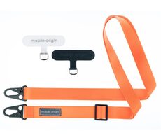 Mobile Origin Lanyard tape 25mm šnúrka oranžová / 84 - 165cm