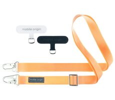 Mobile Origin Lanyard tape 25mm šnúrka broskyňová / 84 - 165cm