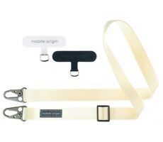 Mobile Origin Lanyard tape 25mm šnúrka biela / 84 - 165cm