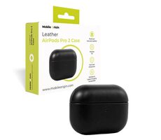 Mobile Origin Leather Case kožené púzdro pre Apple AirPods Pro 2 čierna